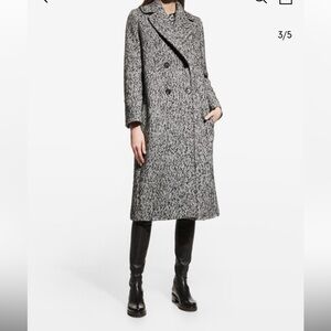 Max Mara Abate Wool Blend Tweed Coat